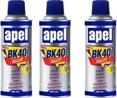 3 stuks APEL Roestverwijderaar-Aerosol roest verwijderen- Bk-40- 3x 200 ml-Rust remover