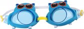 zwembril nijlpaard junior 16,5 cm blauw one-size