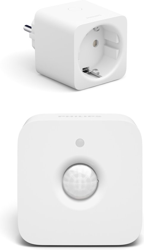 Philips Hue Combipack - Hue Smart Plug Nederland et capteur de mouvement pour l'intérieur - Smart Plug