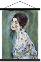 Affiche scolaire - Ritratto di Signora - Gustav Klimt - 120x160 cm - Lattes noires