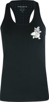 Björn Borg - Dames Tee SS Strong Viking Tank Top - Zwart - Maat 38