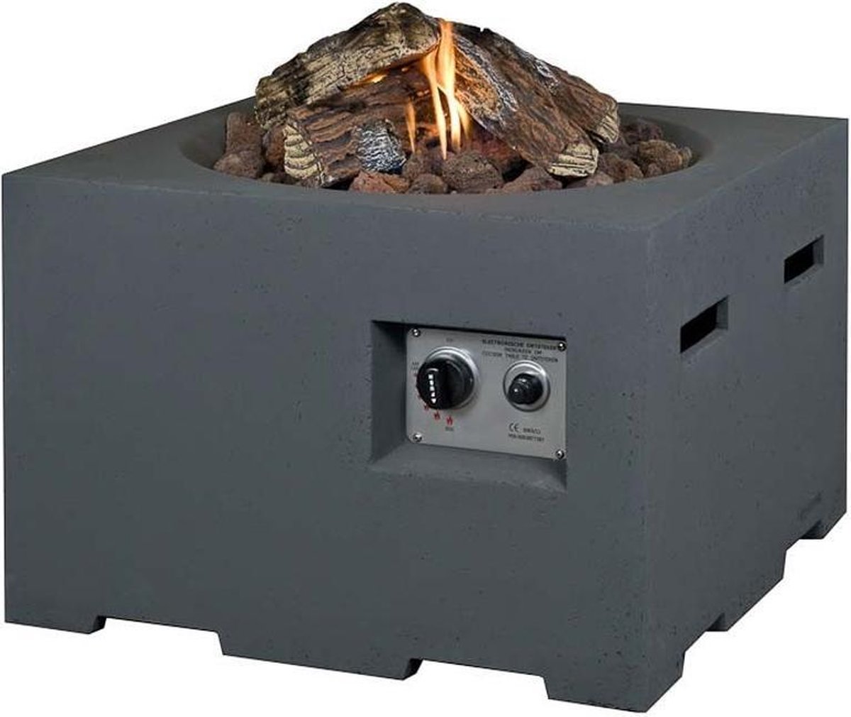Happy Cocooning Cocoon Table Small Square - Fire Table - Anthracite