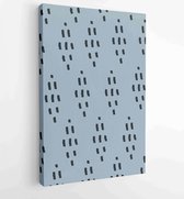 Canvas schilderij - Hand painted illustrations wall arts vector. Surface pattern design. 4 -    – 1857070780 - 50*40 Vertical