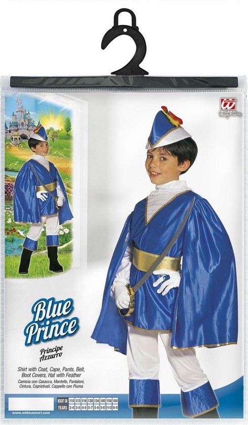 Blijkbaar Convergeren Oneindigheid Blauw prinsen kostuum voor jongens - Verkleedkleding | bol.com