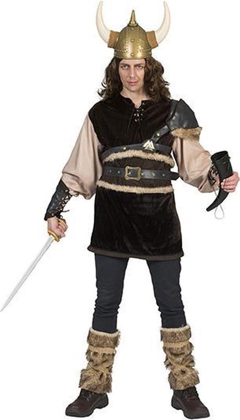 Piraat & Viking Kostuum | Viking Zonder Vrees Ragnon | Man | Maat 60-62 |  Carnaval... | bol.com