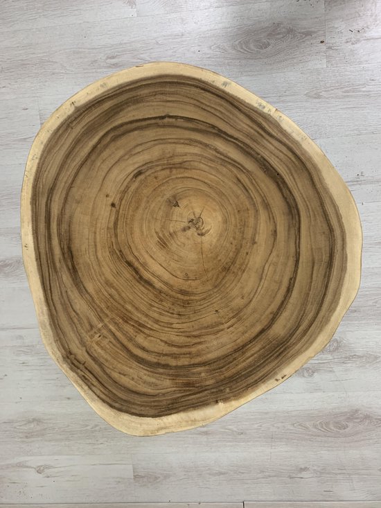 Boomstam blad large - suar hout - 60-80cm