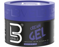 LEVEL3 Cream Gel - Glanzende Haar gel 250ml