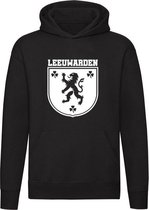 Leeuwarden Wapen | Unisex | Trui | Sweater | Hoodie | Capuchon | Zwart | Stad | Friesland | Nederland | Cadeau