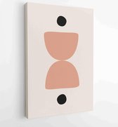 Canvas schilderij - Illustration abstract style art poster minimalism abstract geometric style -  Productnummer 1562047882 - 115*75 Vertical