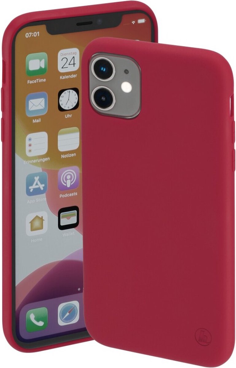 Hama Cover Finest Feel Voor Apple IPhone 12 Mini Rood