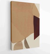 Canvas schilderij - Abstract organic shape Art design for poster, print, cover, wallpaper, Minimal and natural wall art. Vector illustration. 2 -    – 1825846475 - 50*40 Vertical