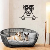 Hond - Jack Russell - Honden - Wanddecoratie - Zwart - Muurdecoratie - Hout