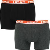 HEAD basic II 2P zwart & grijs - L