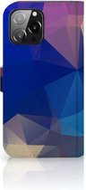 Telefoon Hoesje iPhone 13 Pro Max Bookcase Polygon Dark