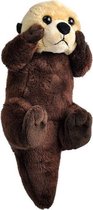 knuffel zeeotter 20 cm pluche bruin