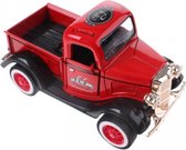 schaalmodel classic cars die-cast rood 12 cm