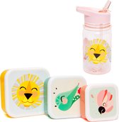 Drinkfles Shiny Lion Pink