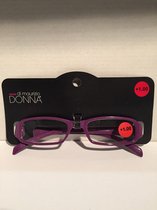 Donna Di Maurizio paars +1.00 leesbril