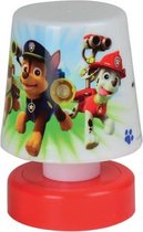 nachtlamp Pusher Paw Patrol 11 cm wit/rood