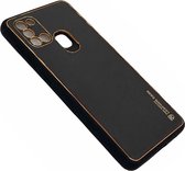 ZKl Telecom Telefoonhoesje - Back Cover - Geschikt Voor Samsung Galaxy A21s - Zwart