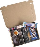 Kerst brievenbuspakket touch of blue - kerstpakket - cadeau pakket - brievenbus cadeau - cadeau - brievenbus - eten - koffie - chocolade - cadeau - verjaardag - thee - giftset - kerstcadeau -