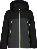 Icepeak Konan Jas - Unisex - Zwart - Grijs - Groen