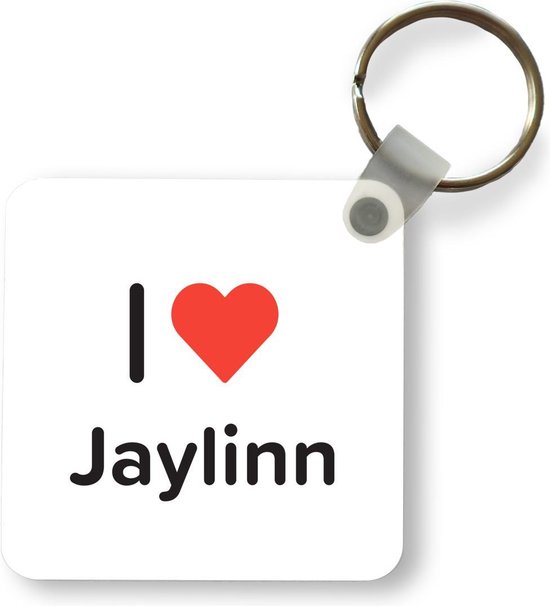 Sleutelhanger - Uitdeelcadeautjes - I love - Jaylinn - Meisje - Plastic