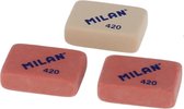 gummen 420 4,1 x 2,8 rubber wit/roze 3 stuks