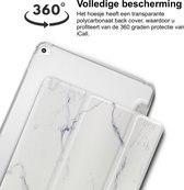 Book Case geschikt voor iPad 2022 / 2021 / 2020 10.2 inch - Marmer Trifold Hoes