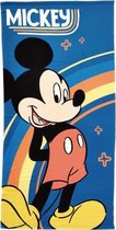 strandlaken Mickey 140 x 70 cm polyester donkerblauw