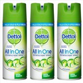Dettol All-In-One-Disinfectant Spray-Spring Waterfall-3x400ml