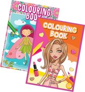 Super Kleurboeken - Pakket - 2 Kleurboeken - Meiden - Elfjes - 125+ kleurplaten