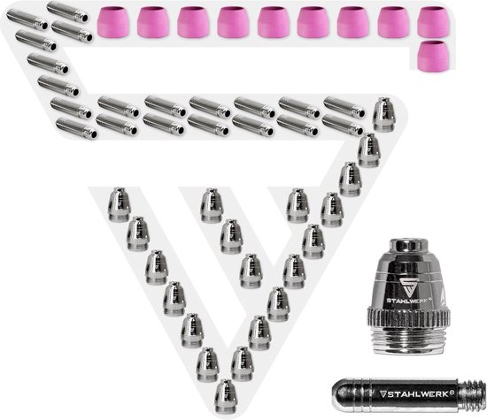 SL40 Kit De Consommables Pour électrode Pour Coupeur Plasma Cutmaster 42 Torche 9-0093 9-0096 9-8251 QTY-22