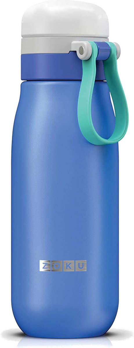 Zoku - Drinkbeker Kids Ultralicht 500 ml - Roestvast Staal - Multicolor