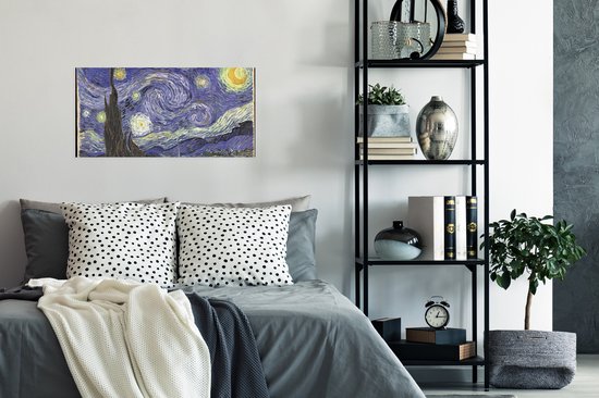 Affiche La Nuit étoilée - Vincent van Gogh - 80x40 cm