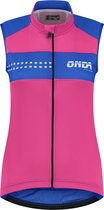 Onda Pro Duoro NS Wielrenshirt Fietsshirt - Maat XS  - Vrouwen - roze - blauw - wit