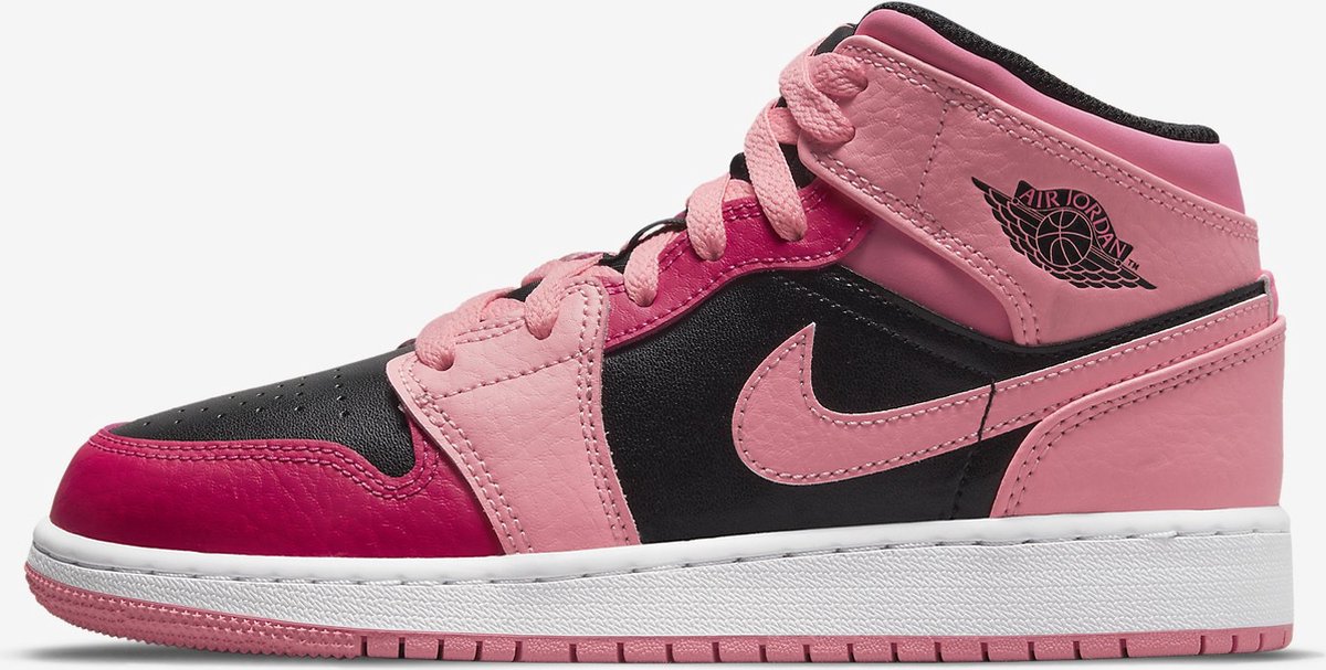 Air Jordan 1 MID Chalk/Pinksicle 554725 662 EUR Koraal