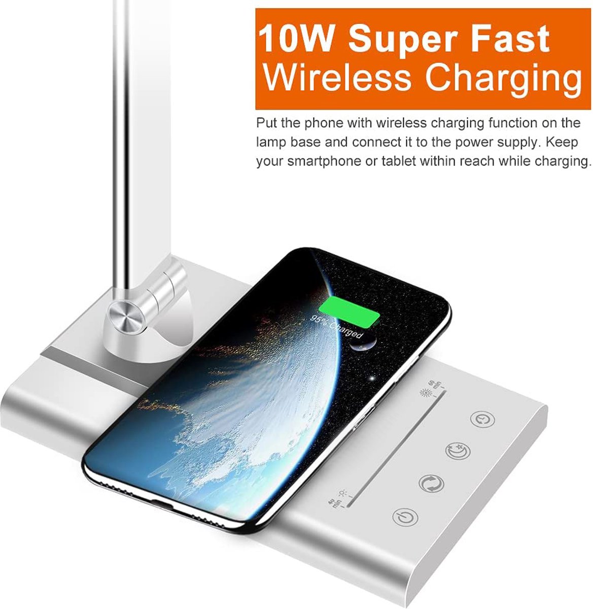 Fuegobird EK010 - LED Bureaulamp met Qi thumbnail 6