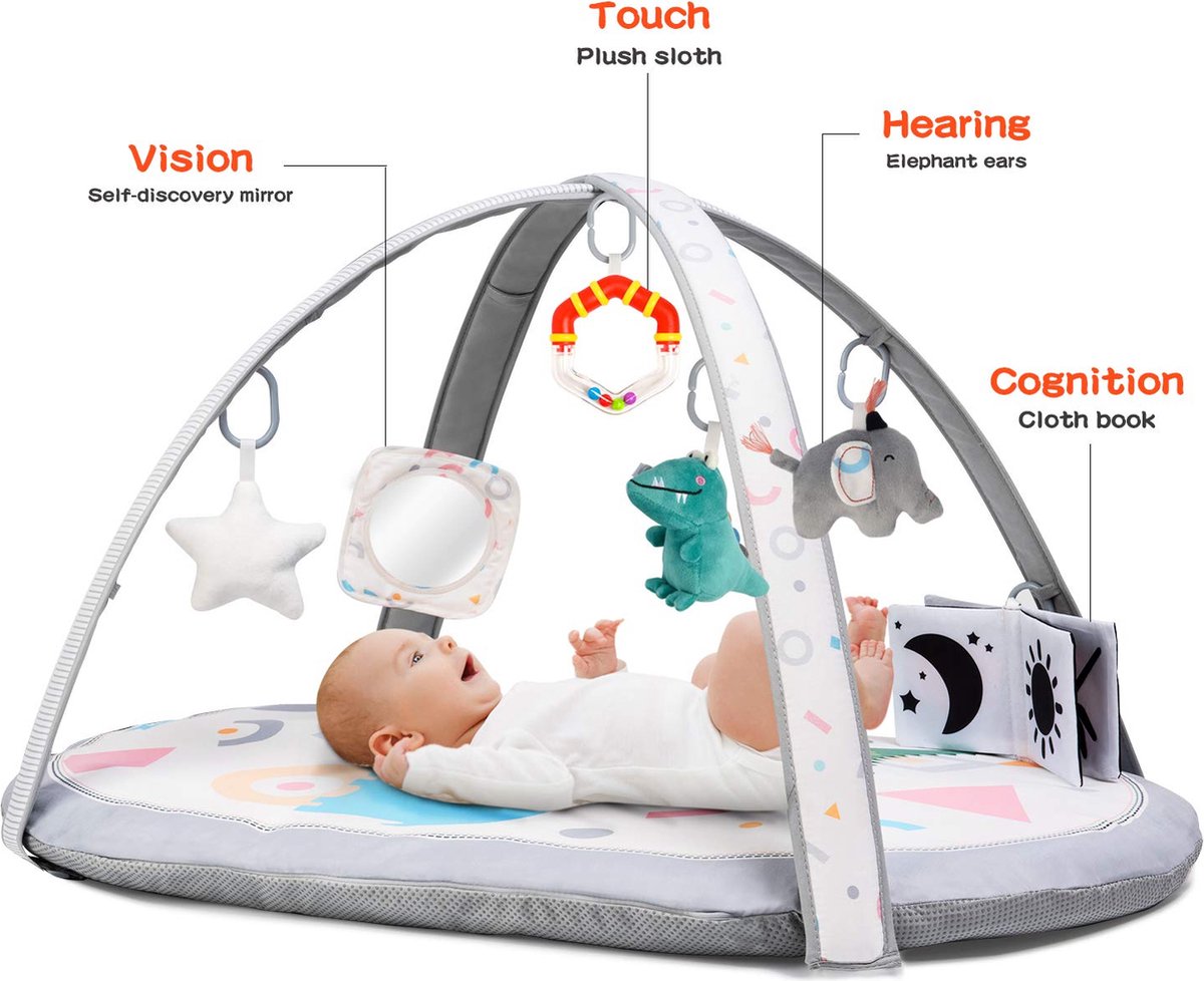 Ingenuity Cozy Spot babygym Lightgrey - Prénatal