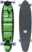 Long Island Frame kicktail longboard roues rouges