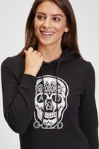 BLACK AND GOLD HOODIE COIHUE ZWART MAAT XS