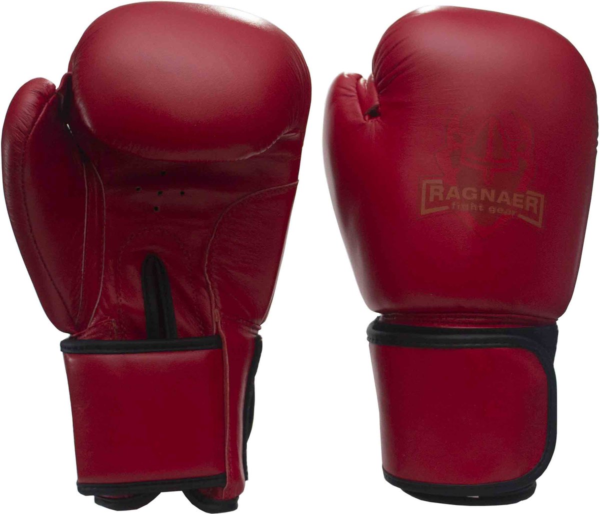 Ragnaer bokshandschoenen pro 16 Oz rood