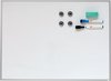Nobo Essence Droog Uitwisbaar, Magnetisch Whiteboard met Aluminium Lijst - 58,5 x 43cm - Inclusief Markers, Magneten en Wisser - Wit