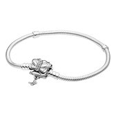 Bedelarmband vlinder | Armband met vlinder sluiting | 925 Sterling Zilver