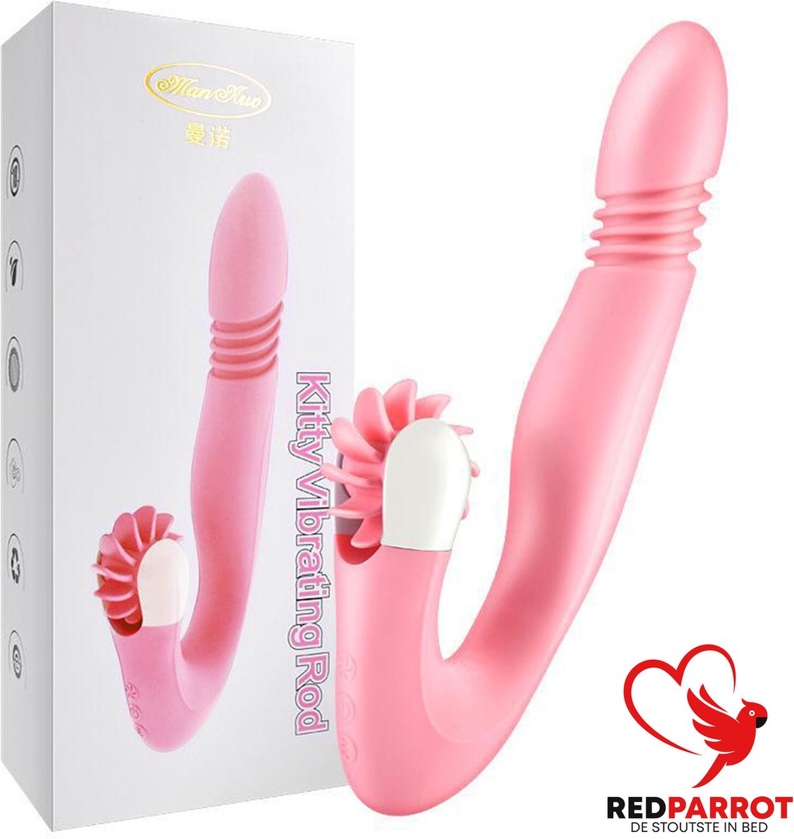 Goedkoopste Super Vibrator Clitoris Kietelaar | Tong functie | Bef functie | Clitvibrator Seks | Nieuw op de Nederlandse sex markt | Zeer luxe uitvoering
