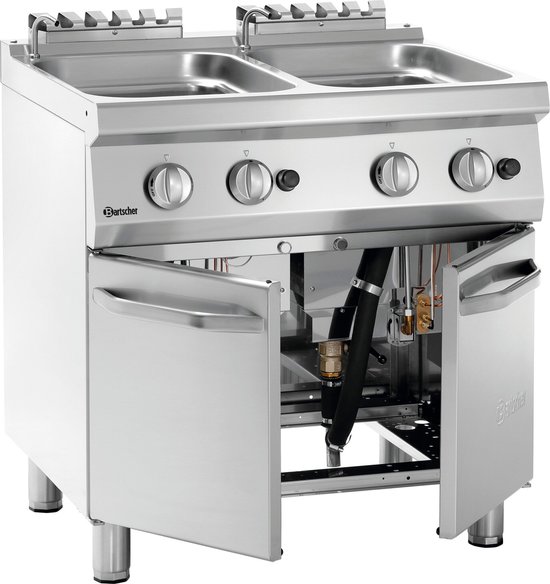 Pastakoker | Gas 700 | 80cm breed 2x24L | Bartscher | 2853101 van Bartscher — afbeelding 2