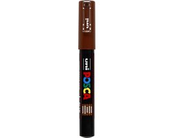 Krijtstift – Fineliner – Universele Marker – 21 Bruin – Uni Posca Marker – PC-1M – 0,7mm – 1 stuk