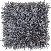 Hoyz | Oslo Kussen DarkGrijs Bi-color Kussen | 45 X 45 | Sierkussen Voor Woonkamer Of Slaapkamer