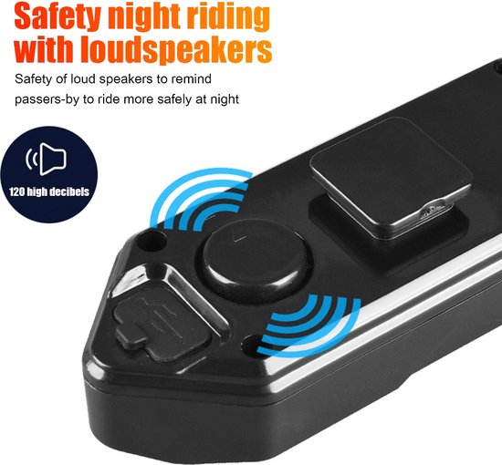 Fiets richtingaanwijzer - USB oplaadbaar - gemakkelijk te bedienen - lange accuduur - IPX6 waterdicht - 300 lumen — afbeelding 3