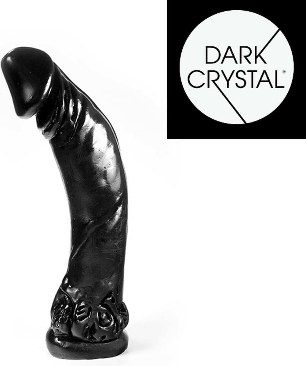 Goedkoopste Dark Crystal XXL Dildo 34 x 7 cm - zwart